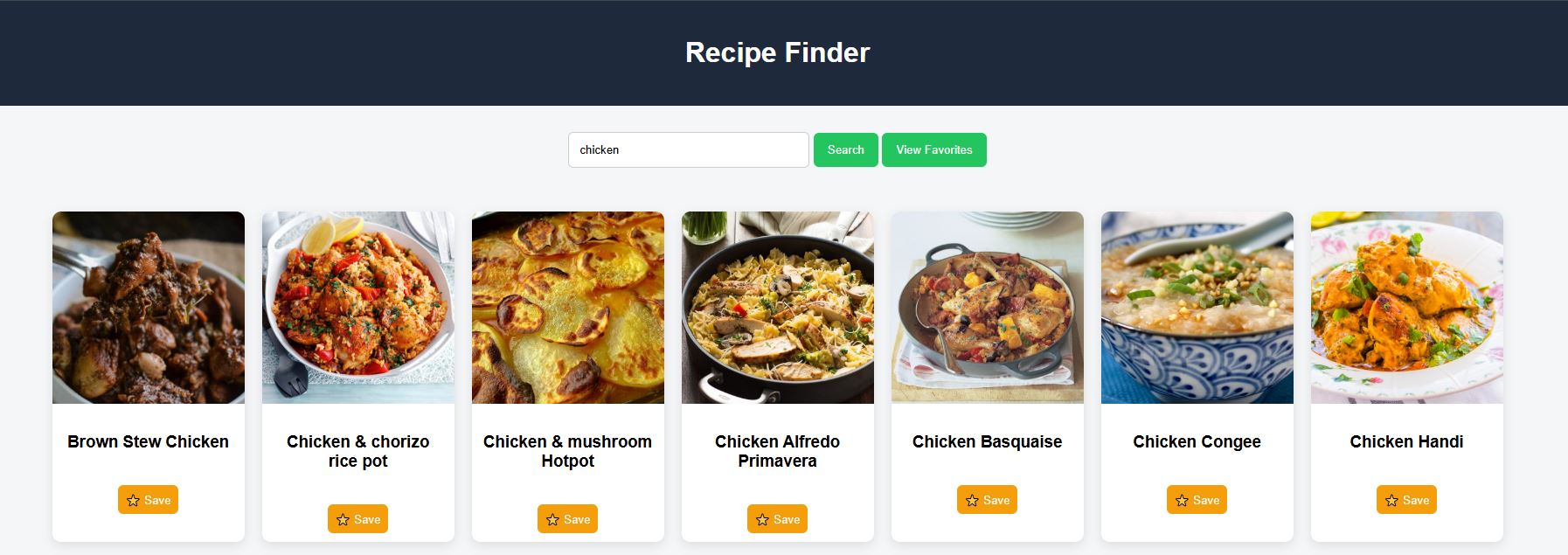 Recipe Finder